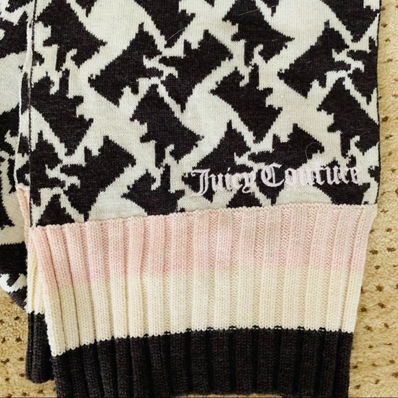 Brown Juicy Couture Wool Scarf - Picture 2 of 6
